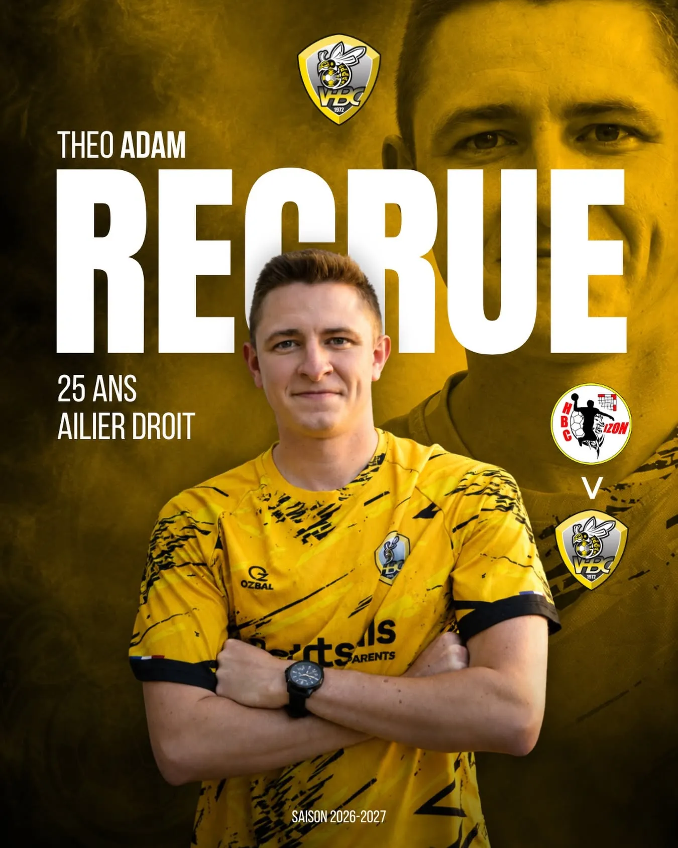 Nouvelle recrue Theo Adam !