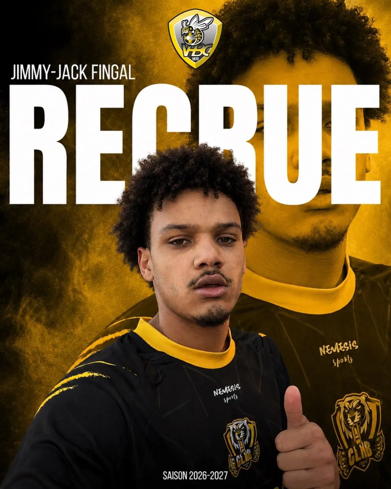 Nouvelle recrue Jimmy-Jack Fingal !