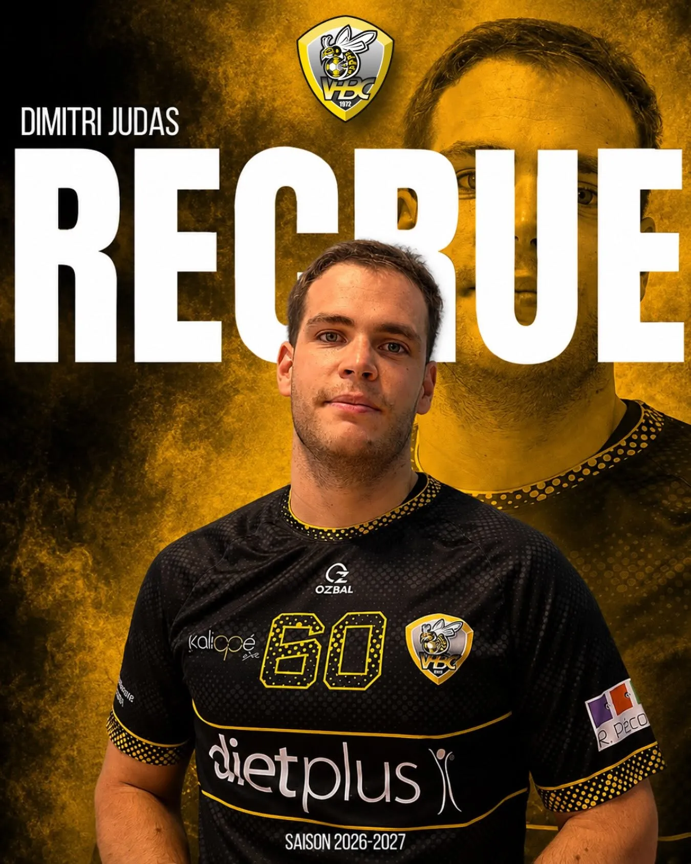 Nouvelle recrue Dimitri Judas !